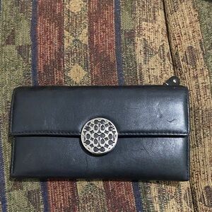 Coach Alexandria Black Leather Wallet